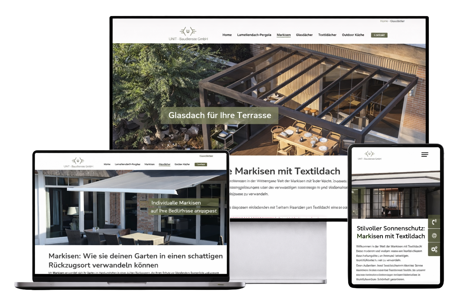 Unitbaudienste Angebotspalette